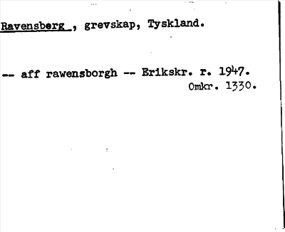 Bild på arkivkortet för arkivposten Ravensberg