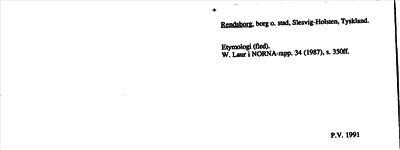 Bild på arkivkortet för arkivposten Rendsborg