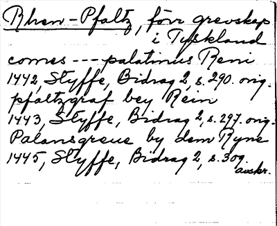 Bild på arkivkortet för arkivposten Rhen-Pfaltz
