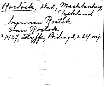 Bild på arkivkortet för arkivposten Rostock