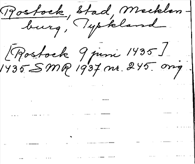 Bild på arkivkortet för arkivposten Rostock
