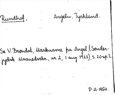 Bild på arkivkortet för arkivposten Rundhof