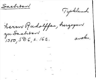 Bild på arkivkortet för arkivposten Sachsen