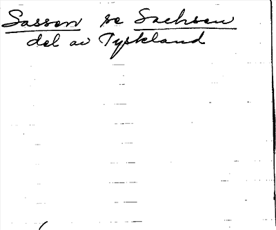 Bild på arkivkortet för arkivposten Sassen, se Sachsen