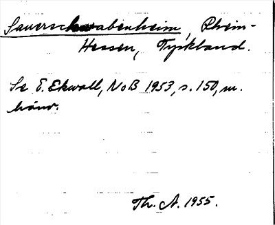 Bild på arkivkortet för arkivposten Sauerschwabenheim