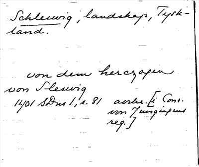 Bild på arkivkortet för arkivposten Schleswig