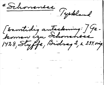Bild på arkivkortet för arkivposten Schonensee