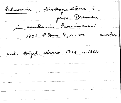 Bild på arkivkortet för arkivposten Schwerin