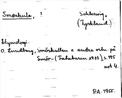 Bild på arkivkortet för arkivposten Smørkula