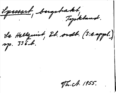 Bild på arkivkortet för arkivposten Spessart