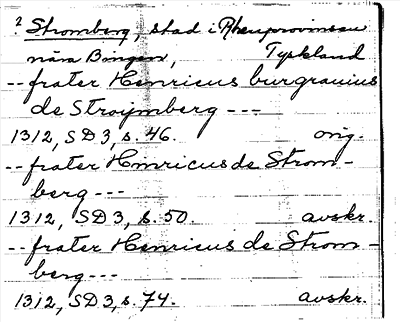 Bild på arkivkortet för arkivposten Stromberg