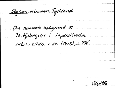 Bild på arkivkortet för arkivposten Styrum