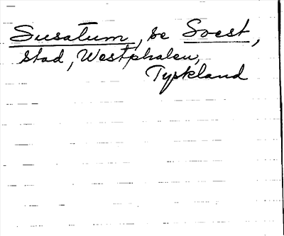 Bild på arkivkortet för arkivposten Susatum, se Soest