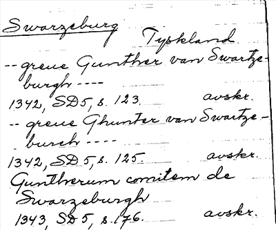 Bild på arkivkortet för arkivposten Swarzeburg