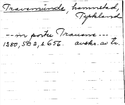 Bild på arkivkortet för arkivposten Travemünde