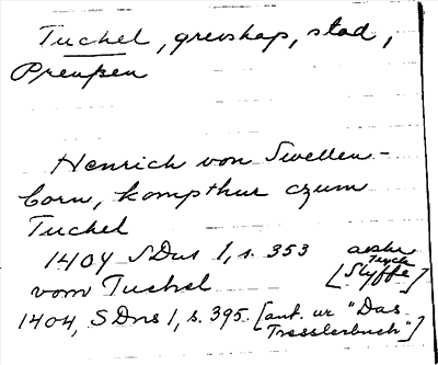 Bild på arkivkortet för arkivposten Tuchel