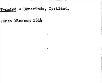 Bild på arkivkortet för arkivposten Tynmind