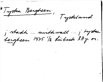 Bild på arkivkortet för arkivposten Tyska Bergheen