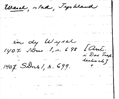 Bild på arkivkortet för arkivposten Wesel