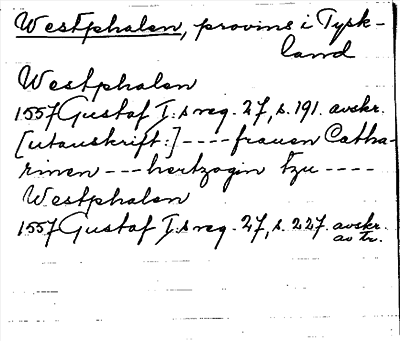 Bild på arkivkortet för arkivposten Westphalen