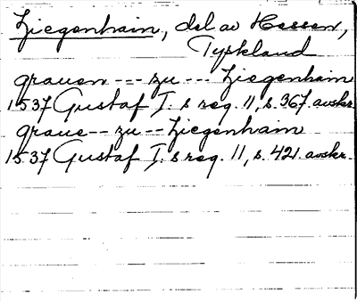 Bild på arkivkortet för arkivposten Ziegenhain