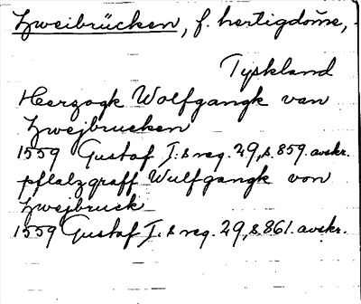 Bild på arkivkortet för arkivposten Zweibrücken