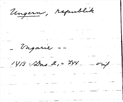 Bild på arkivkortet för arkivposten Ungern
