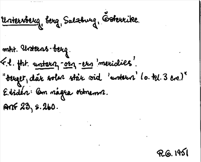 Bild på arkivkortet för arkivposten Untersberg