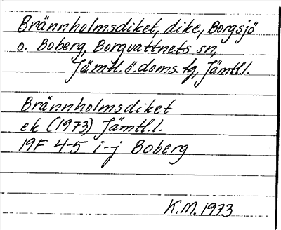Bild på arkivkortet för arkivposten Brännholmsdiket