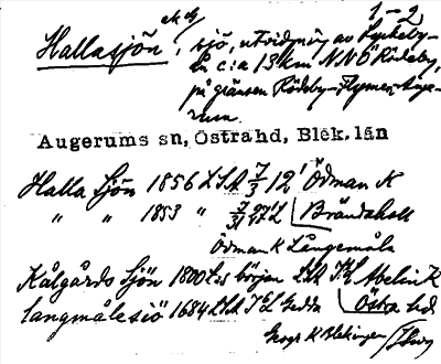 Bild på arkivkortet för arkivposten Hallasjön