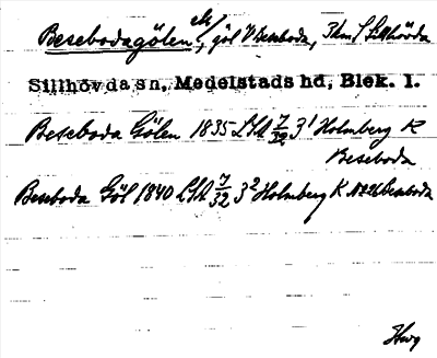 Bild på arkivkortet för arkivposten Besebodagölen