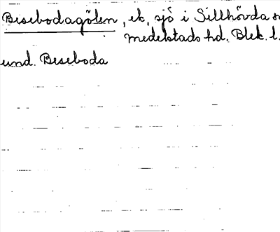 Bild på arkivkortet för arkivposten Besebodagölen