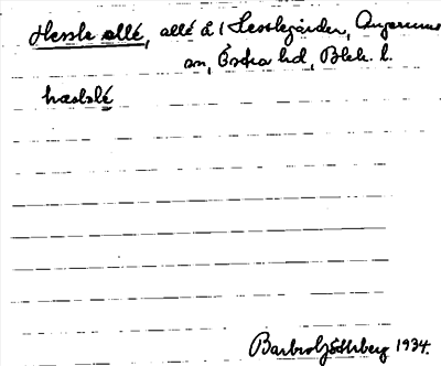 Bild på arkivkortet för arkivposten Hessle allé