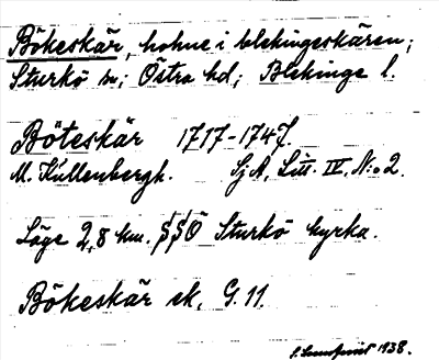 Bild på arkivkortet för arkivposten Bökeskär