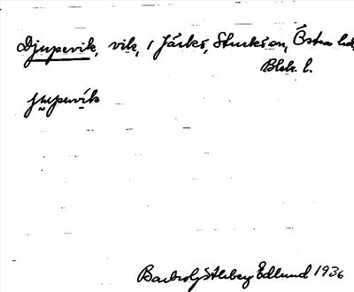 Bild på arkivkortet för arkivposten Djupevik