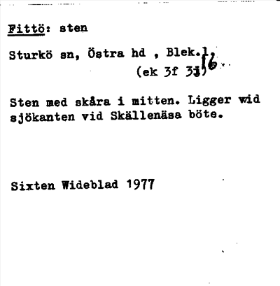 Bild på arkivkortet för arkivposten Fittö