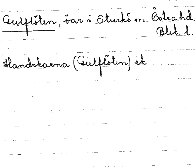 Bild på arkivkortet för arkivposten Gulflöten