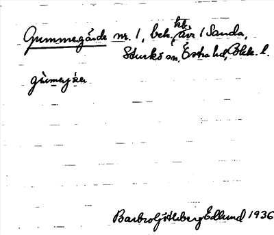 Bild på arkivkortet för arkivposten Gummegärde