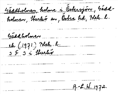 Bild på arkivkortet för arkivposten Gäddholmen