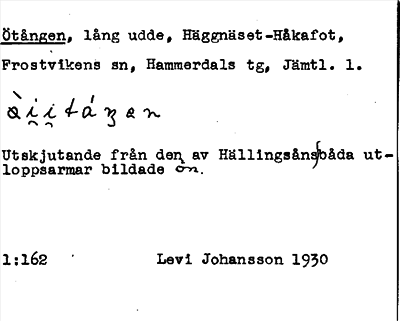 Bild på arkivkortet för arkivposten Ötången