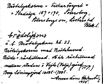 Bild på arkivkortet för arkivposten Brötalyckorna = Fiskartorpet