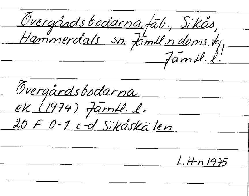 Bild på arkivkortet för arkivposten Övergårdsbodarnaf