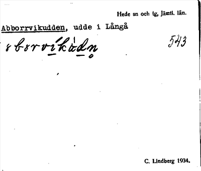 Bild på arkivkortet för arkivposten Abborrvikudden