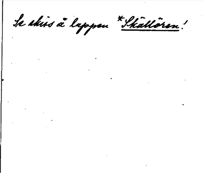 Bild på baksidan av arkivkortet för arkivposten Bredbådan
