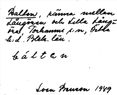 Bild på arkivkortet för arkivposten Balten