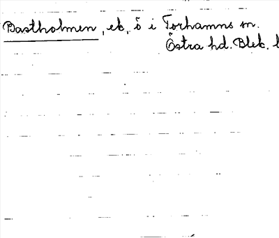 Bild på arkivkortet för arkivposten Bastholmen