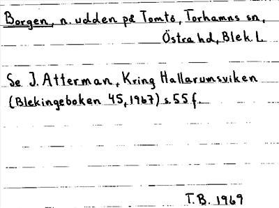 Bild på arkivkortet för arkivposten Borgen