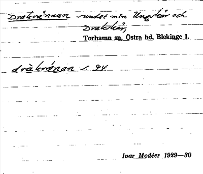 Bild på arkivkortet för arkivposten Drakrännan