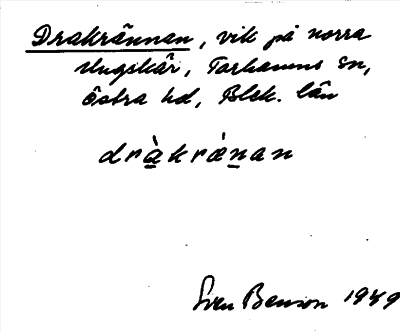 Bild på arkivkortet för arkivposten Drakrännan