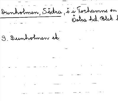 Bild på arkivkortet för arkivposten Dunholmen, Södra